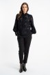 Bluzka Mariola Black Flowers AW26
