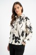 Bluzka Vera Black&White Flowers AW26