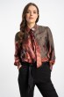 Bluzka Vera Khaki Flowers AW26