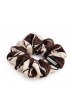 Gumka Scrunchie Brown Flowers