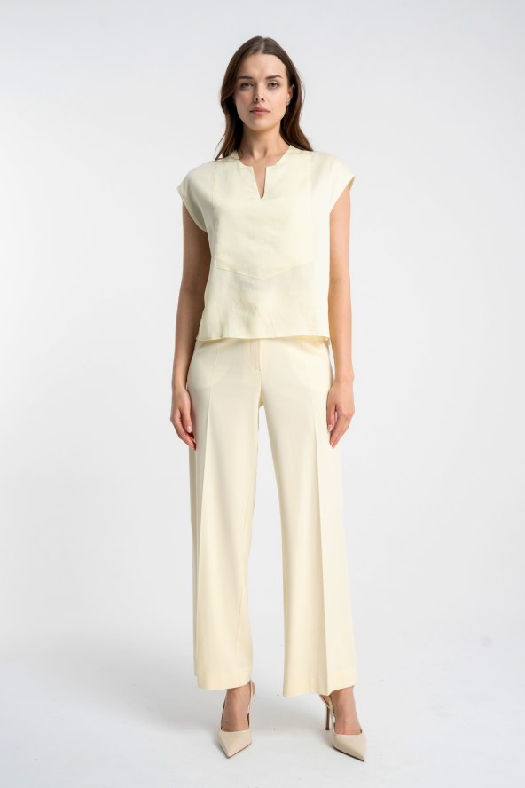 Bluzka Bibi Yellow SS26