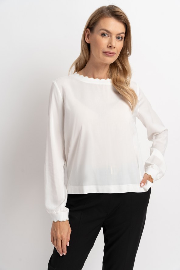 Bluzka Quinn White AW 24
