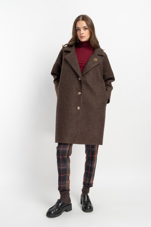 Płaszcz Fluffy Brown AW 24