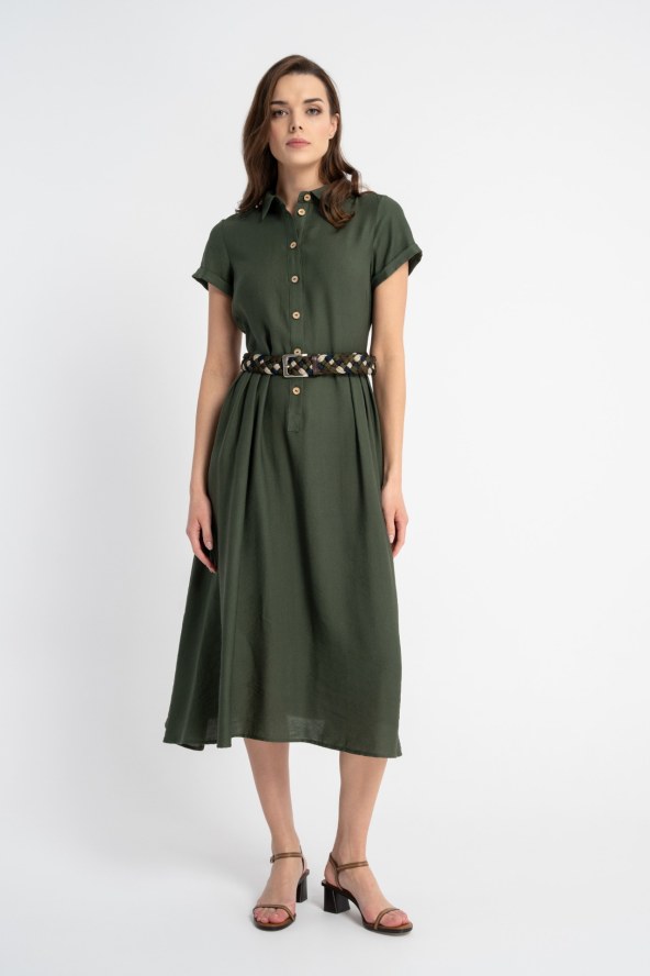Sukienka Deborah Khaki SS 25