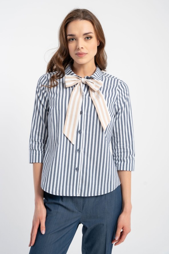 Bluzka Una Graphite Stripes SS 25