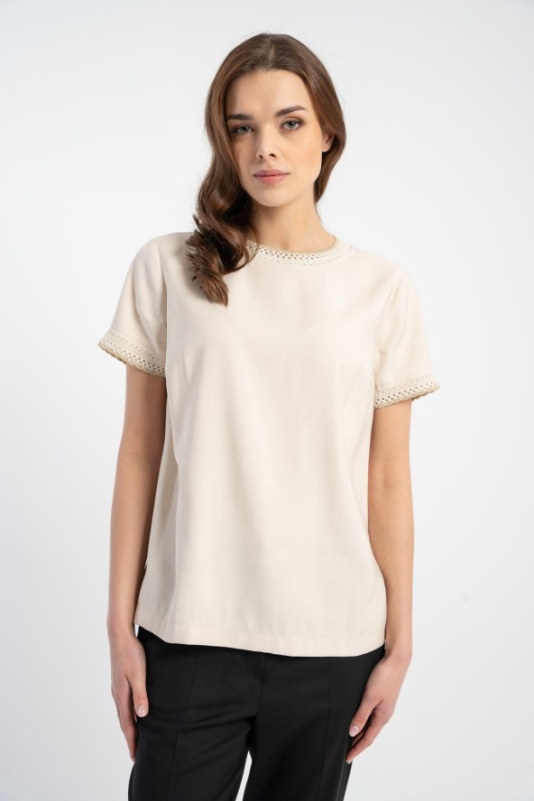 Bluzka Crush Beige SS 25