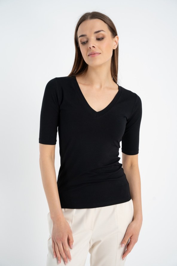 Bluzka Beta Black SS25