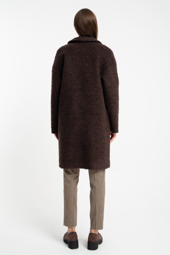 Płaszcz Fluffy Brown AW25