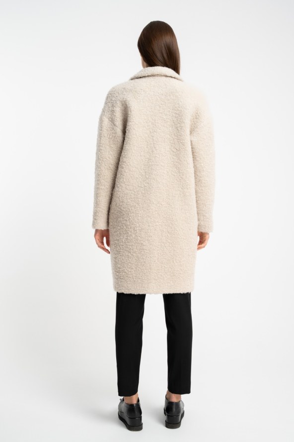 Płaszcz Fluffy Beige AW25