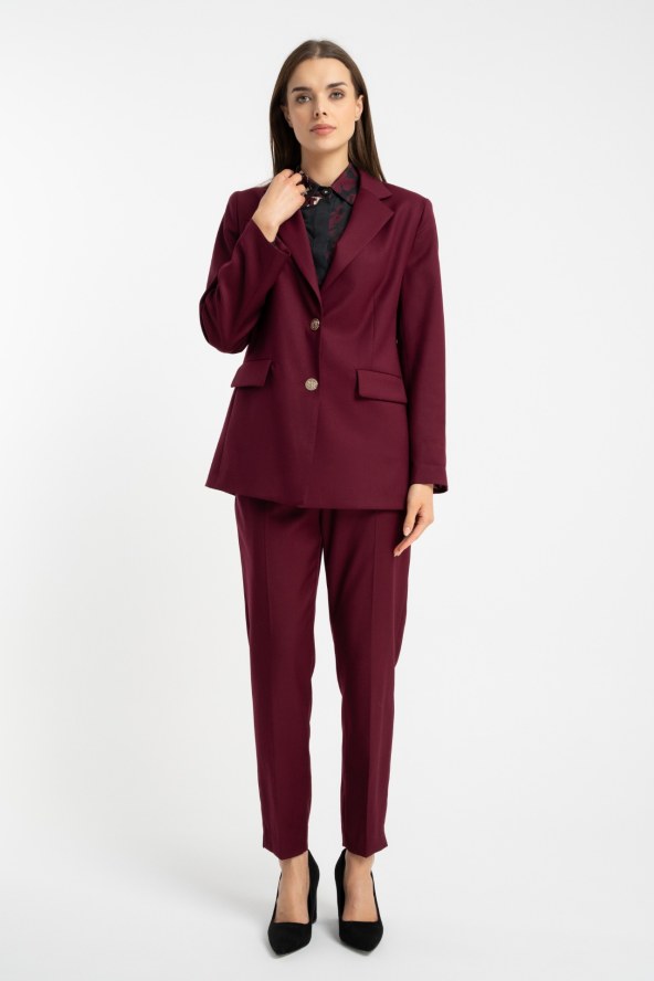 Marynarka Mona Royal Burgund AW25