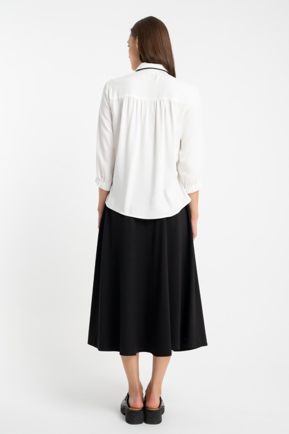 Bluzka Mario White Country AW25