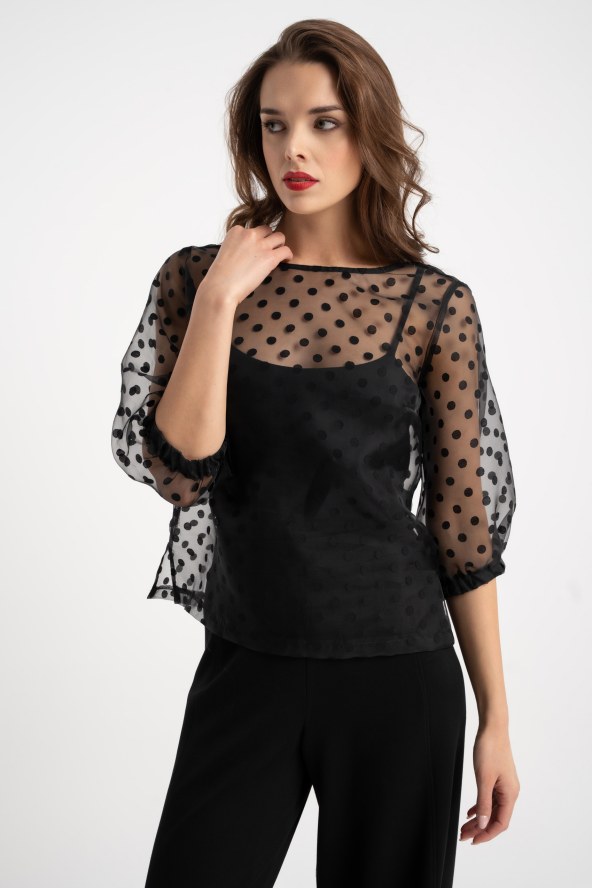 Bluzka Selkie Sheer Dots AW25