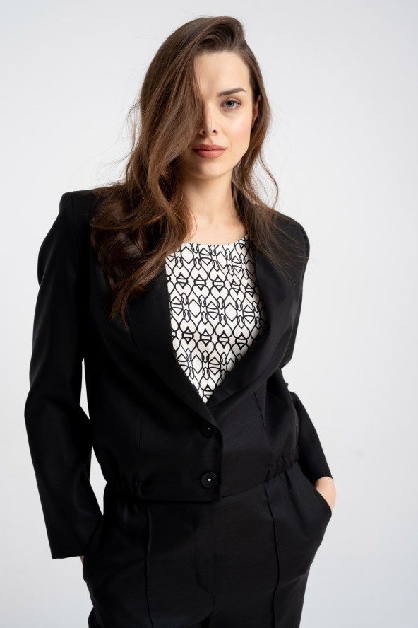 Marynarka Baggy Black SS26