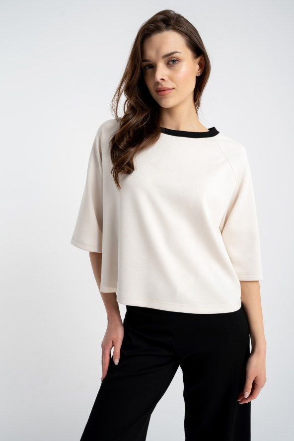 Bluzka Katia White Classy SS26