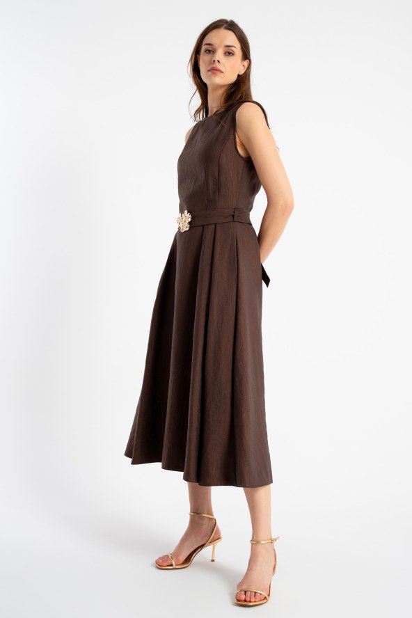 Sukienka Lotta Brown SS26