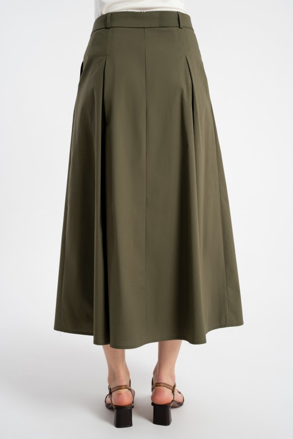 Spódnica Jun Khaki SS26