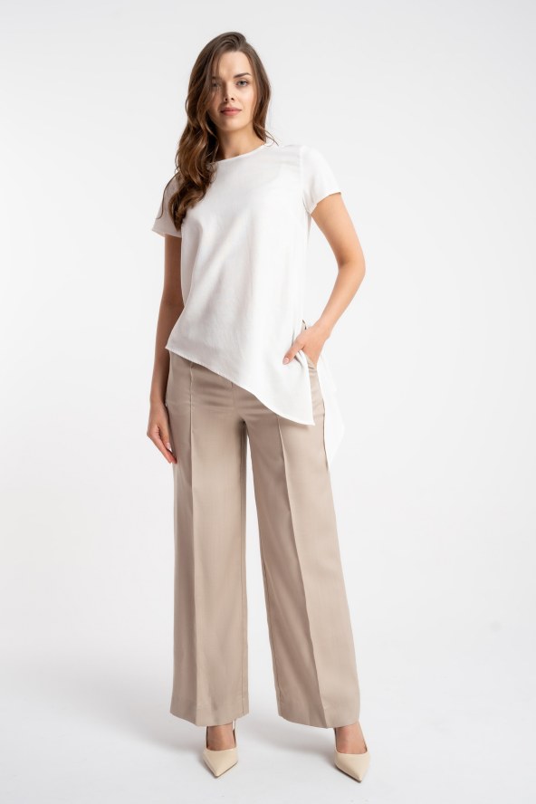 Bluzka Idalia Golden White SS26