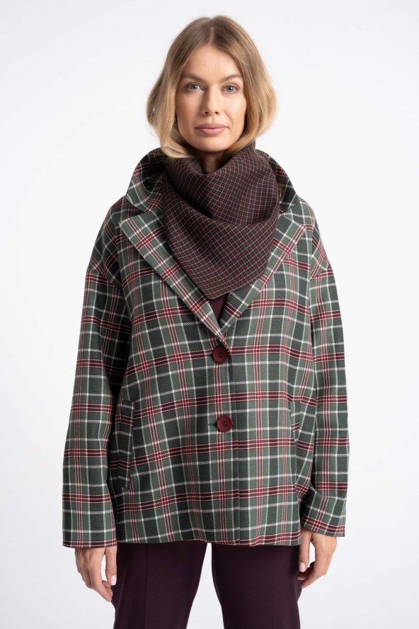 Kurtka Laura Green Cheek AW26