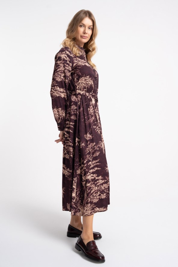 Sukienka Deborah Wine Trees AW26
