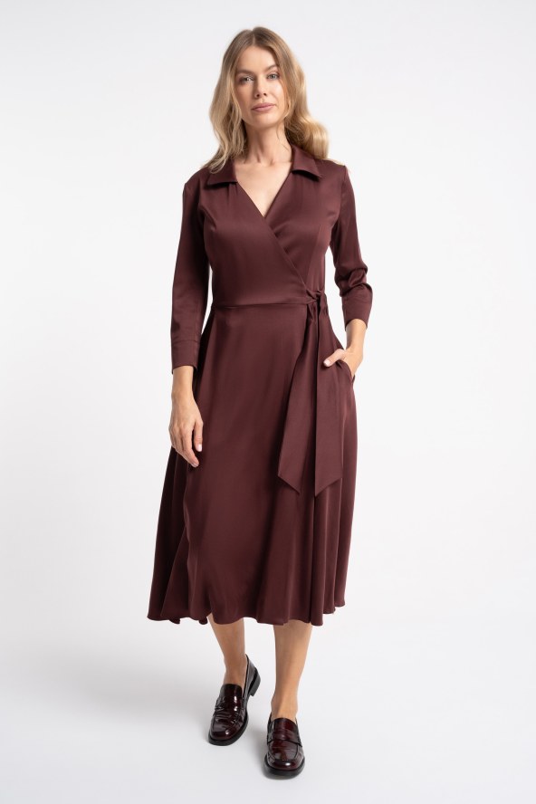 Sukienka Laria Wine AW26