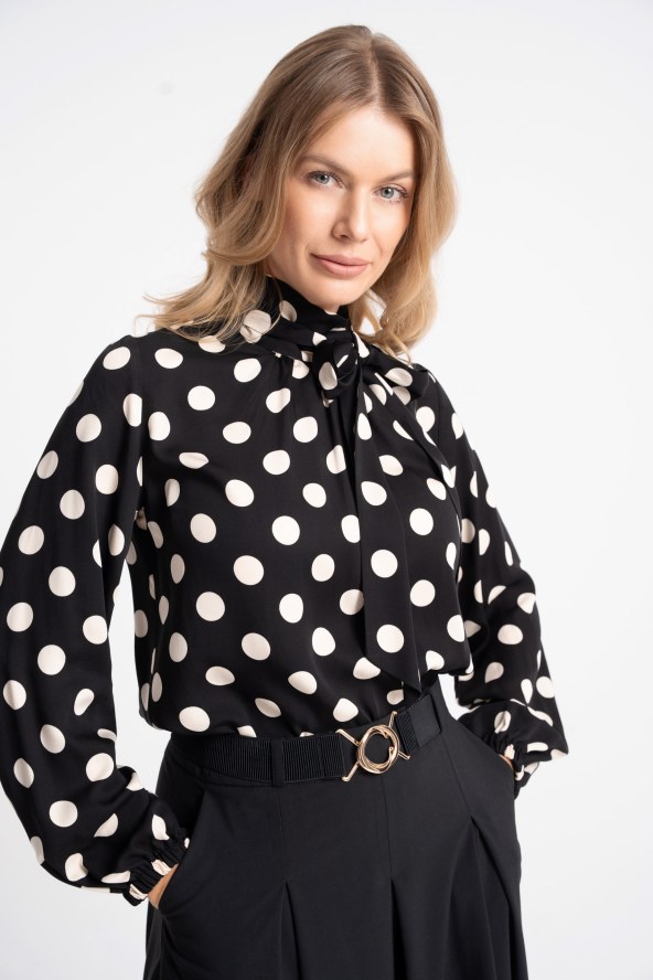 Bluzka Roma Black Dots AW26