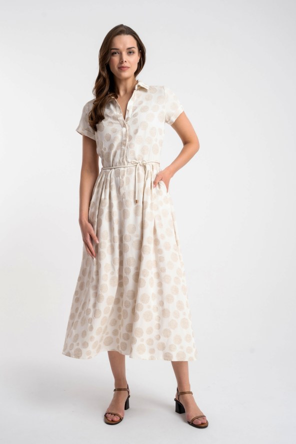Sukienka Deborah Linen Dots SS26