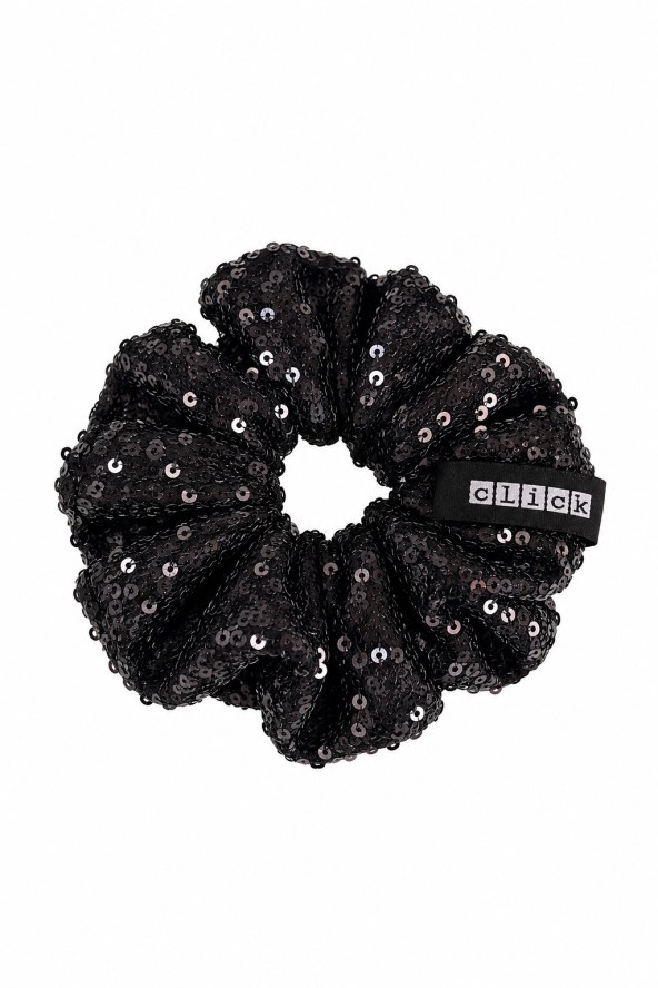 Gumka Scrunchie Sparkle Black